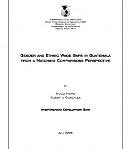 Brechas salariales por género y etnicidad en Guatemala desde una perspectiva de comparaciones emparejadas